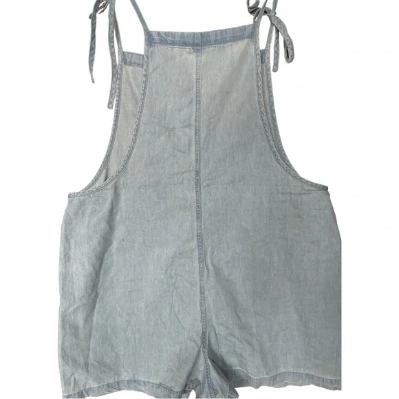 Aerie womens denim romper in size xl EUC super soft - Picture 3 of 4